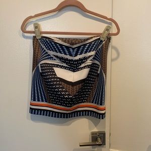 Multicolor mini skirt